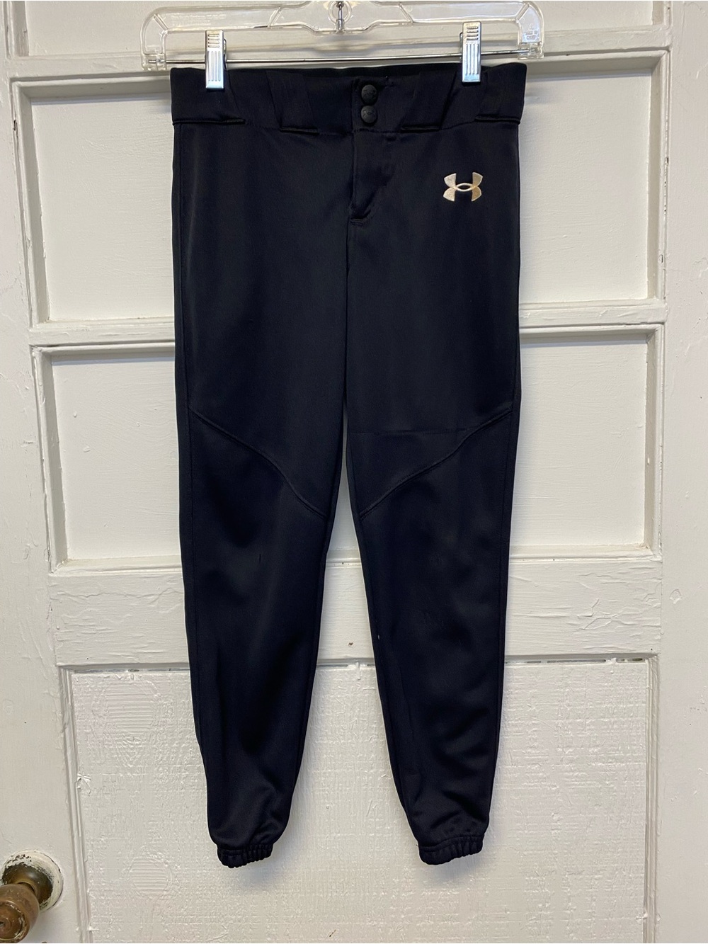 Under Armour Black Baseball Pant boys size Youth small